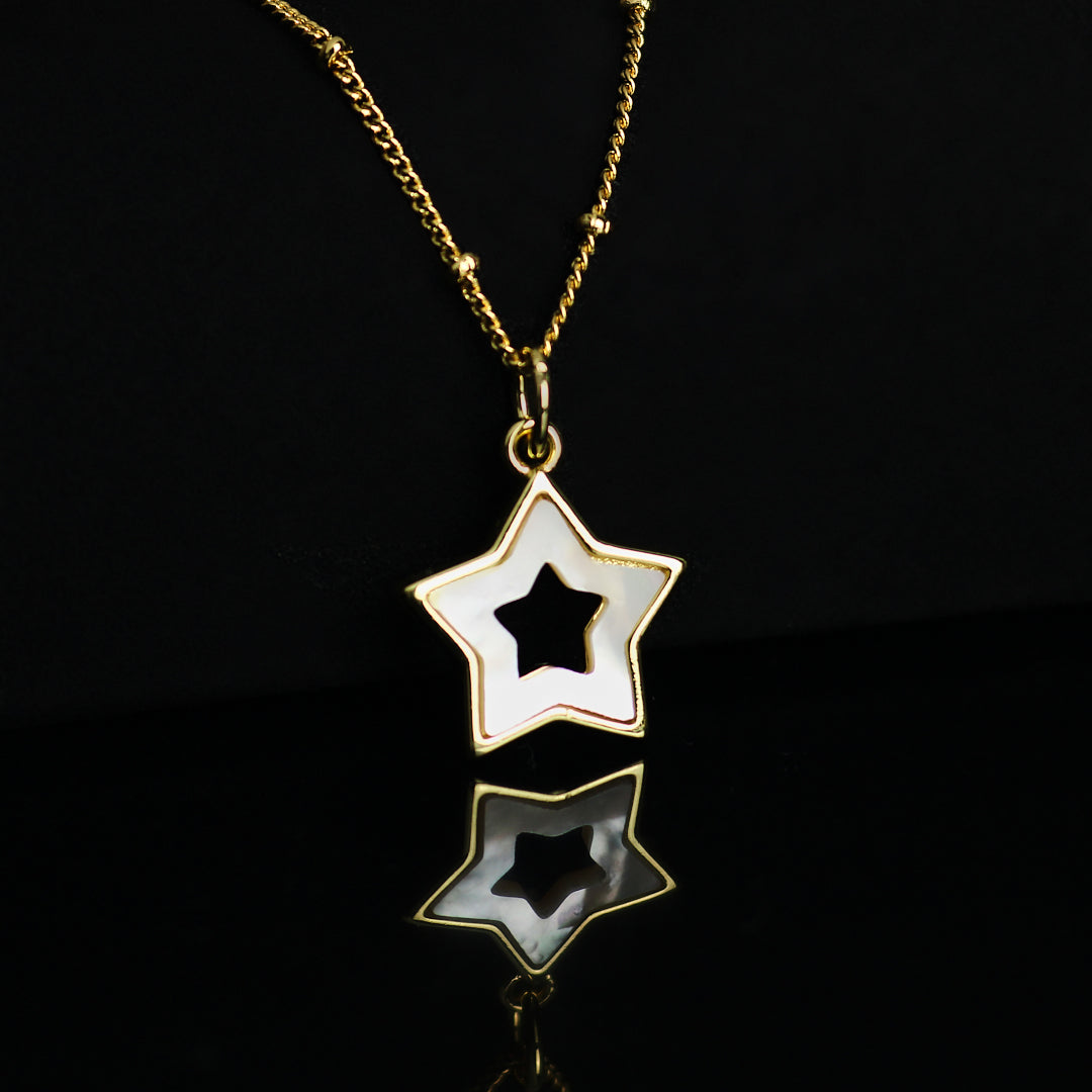 Star Necklace For Women | Mother Of Pearl Necklace